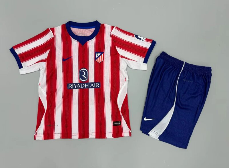 Kids-Atletico Madrid 26/27 Home Soccer Jersey(Player)